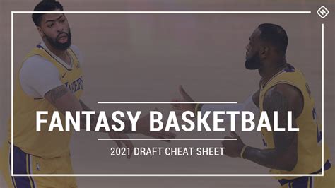 fantasy basketball cheat sheet 2021.